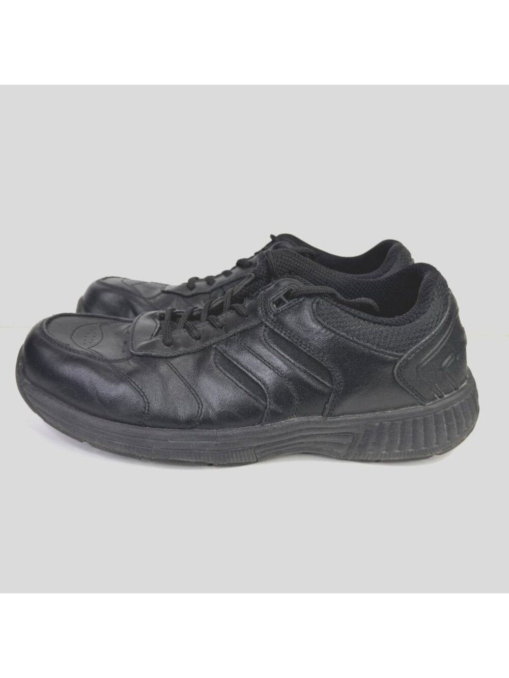 Orthofeet 641 Shoes Mens 9 Wide 2E Black Pacific Palisades Walking Comfort